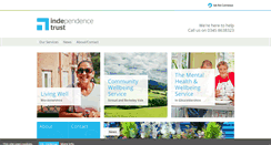 Desktop Screenshot of independencetrust.co.uk